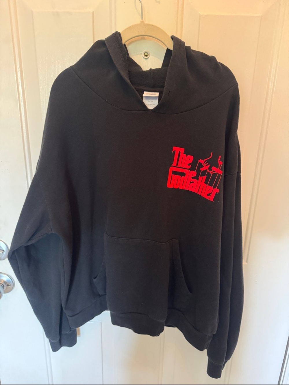 The Godfather Black Hoodie Sweatshirt - Red Logo